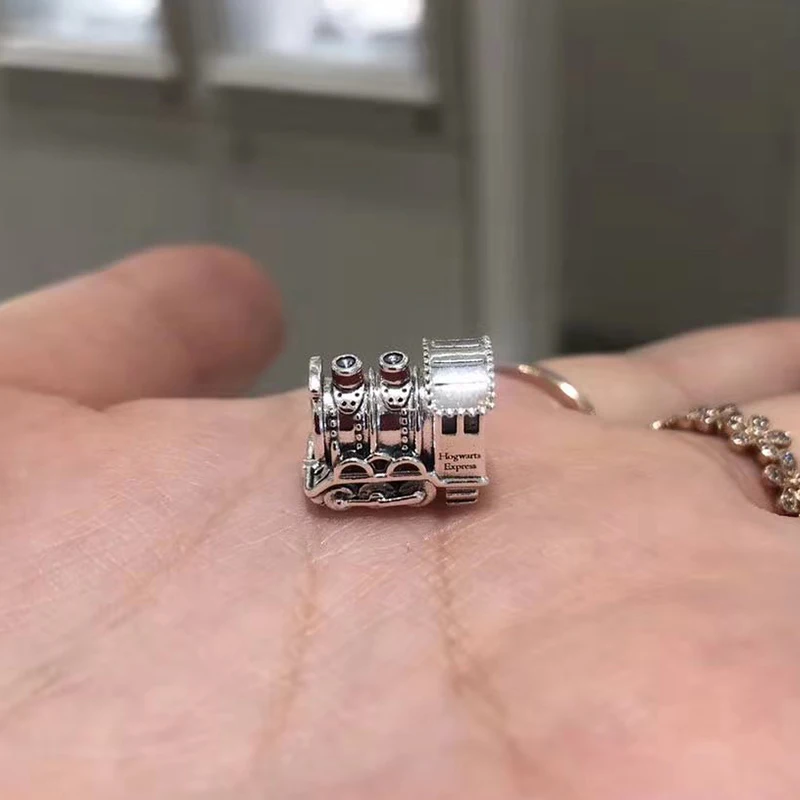 Online 925 silber Schule von Hexerei und Zauberei Zug Haus Elf Perle Momente Goldenen Schnatz Verschluss Armreif Drache schlange adler Anhänger