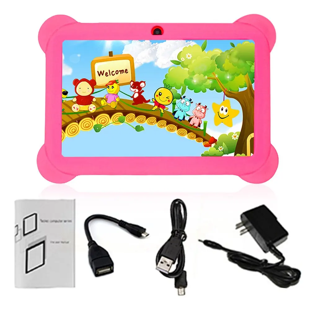 

7 Inch LCD Backlight Children Tablet PC 1GB RAM+8GB ROM Professional Learning Education Tablet Computer for Android 6.0