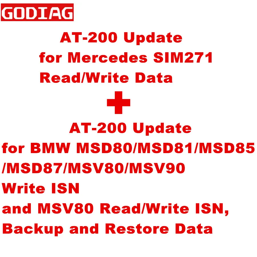 CGDI для BMW AT-200 AT200 обновление Mercedes SIM271 чтение/запись данных и MSD80/MSD81/MSD85/MSD87/MSV80/MSV90