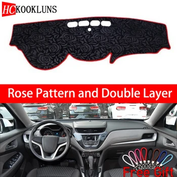 

Rose Pattern For Chevrolet malibu 2018 Dashboard Cover Car Stickers Car Decoration Car Accessories Interior Car Decals