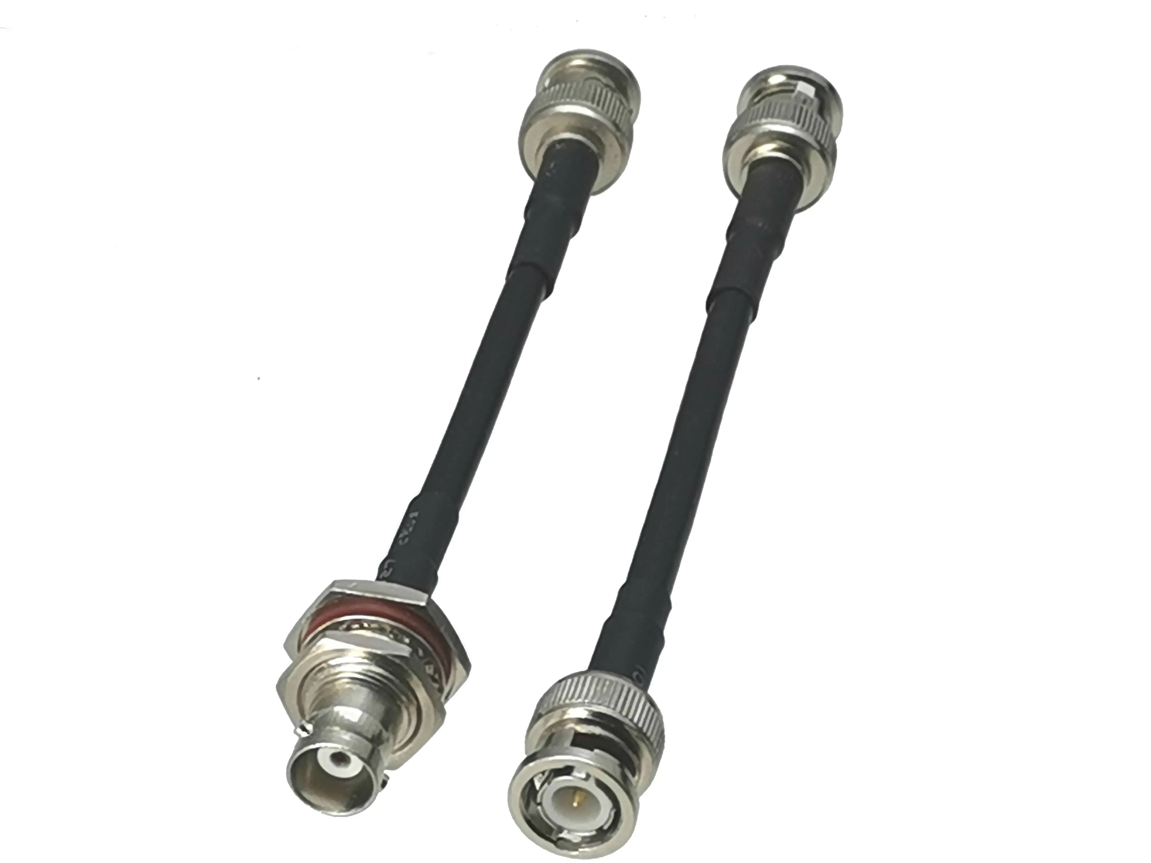 

1Pcs RG58 BNC Male plug to BNC Male & BNC Female jack Connector RF Coaxial Jumper Pigtail Cable 6inch~10FT