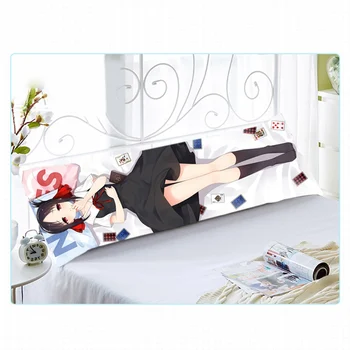 

Anime Huiye Miss Hugging Pillowcase Cushion Cover Sexy Girl 3d Hug Body Peach Skin Pillow Case 34x100cm