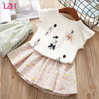 

Children Clothing 2020 Summer Toddler Girls Clothes Outfits Kids Clothes Tracksuit Suit For Girls Clothing Sets 3 4 5 6 7 Year