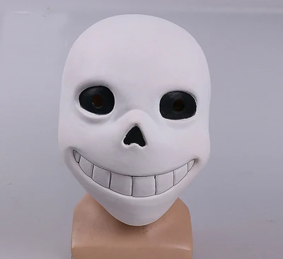 New sans Undertale маска Sans Хэллоуин игра маска-Аниме cos Маскарадная маска Гладиатор жуткий череп маска для Хэллоуина - Цвет: New sans