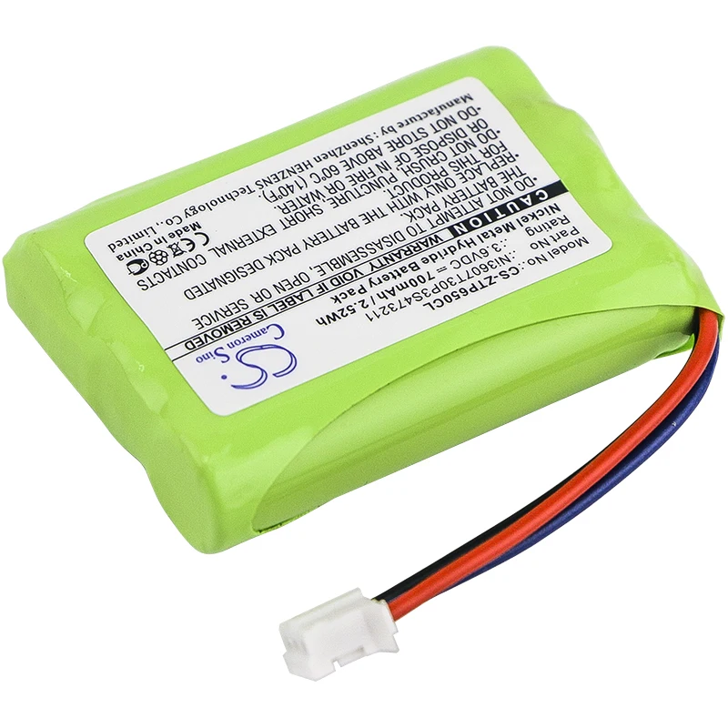 Cameron sino 700 мА/ч, Батарея для zte WP650 WP850, Ni3607T30P3S473211