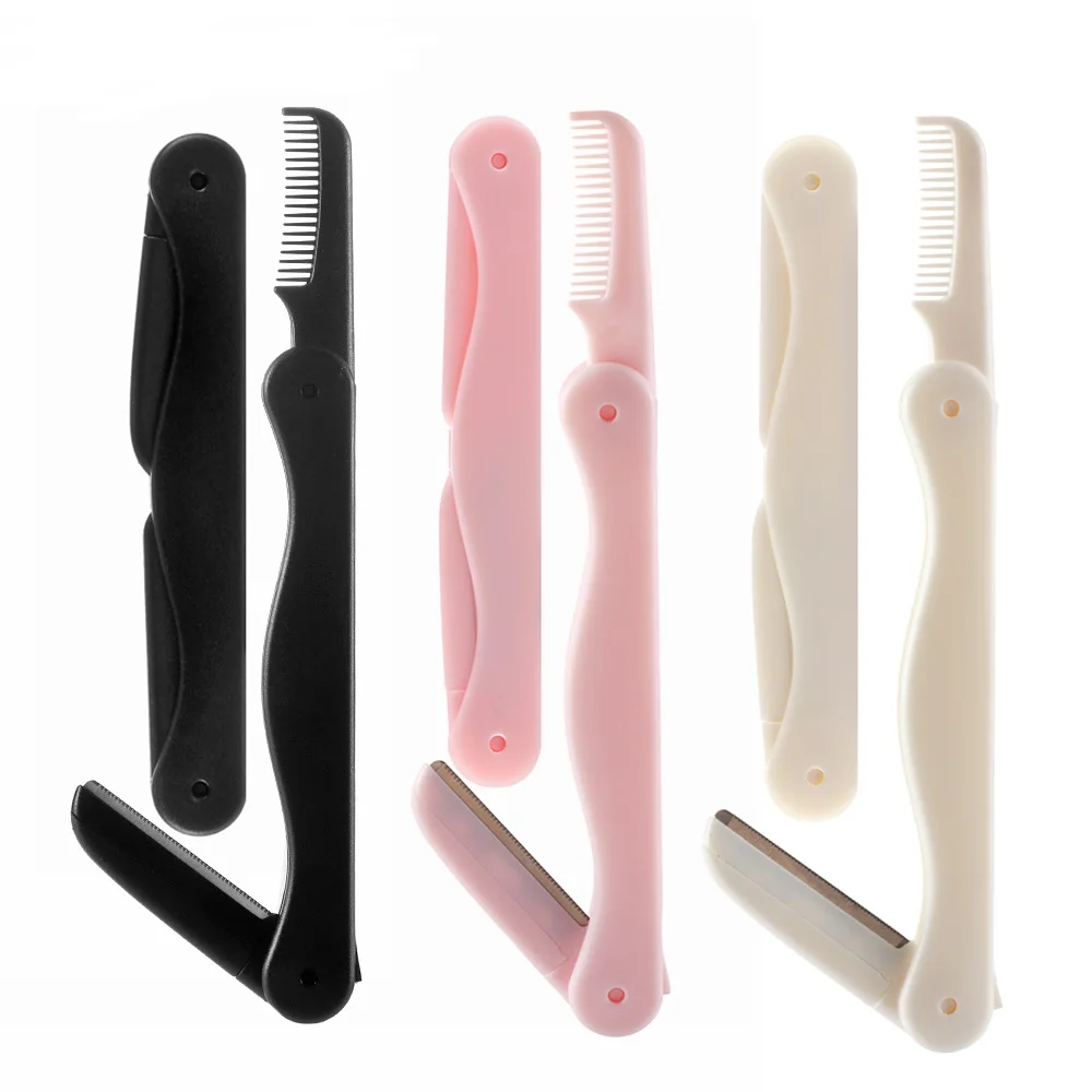 1/3 шт./компл. портативный мини триммер для бровей безопасный нож женщин бритва