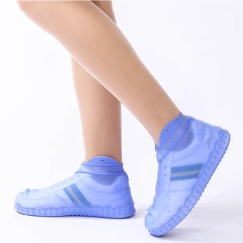 

Silicone Waterproof Shoe Cover Durable Outdoor Rainproof Hiking Skid-proof Shoe Covers Reusable Overshoes Non-Slip Protectors