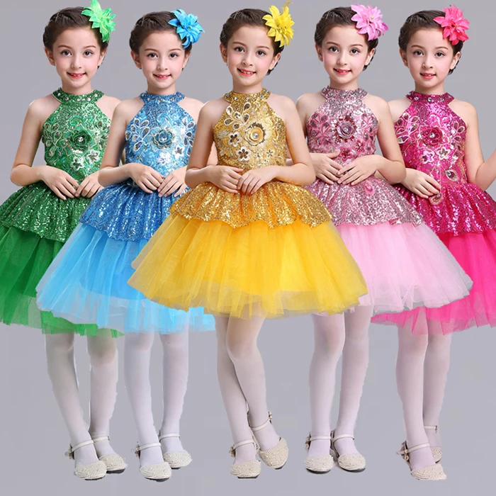 New Arrival 2020 Elegant Sequins Children Pageant Gown Wedding Clothes for Kids Girls Party Dress From 3 To10 12 Years | Детская одежда