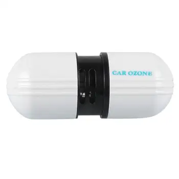 

1PC Car Air Cleaner PM2.5 Filter Air Purifier Reduce Formaldehyde Mini Deodorizer Ozone Generator Machine For Car Automobile