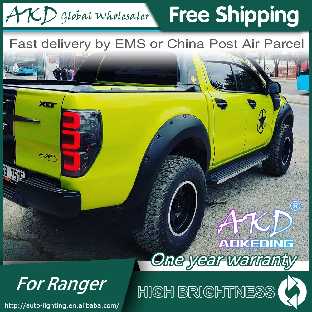 АКД автомобильный Стайлинг Головной фонарь для Ford Ranger mustang задний светодиодный