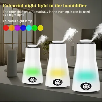 

2.5L Air Humidifier Household Ultrasonic Essential Oil Diffuser 110-220V LED Light Humidifier Aromatherapy Humificador Office