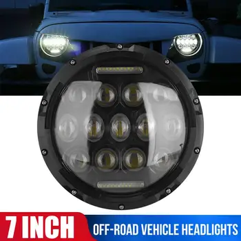

7 Inch 75W Headlight Lamp SUV Motorcycle Headlight Running Light for Jeep for Wrangler JK LJ TJ CJ JKU