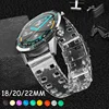 18 20 22mm straps for band Samsung galaxy watch 42 46mm gear s3 silicone transparent replacement for Huawei GT 2e honor magic ► Photo 1/6