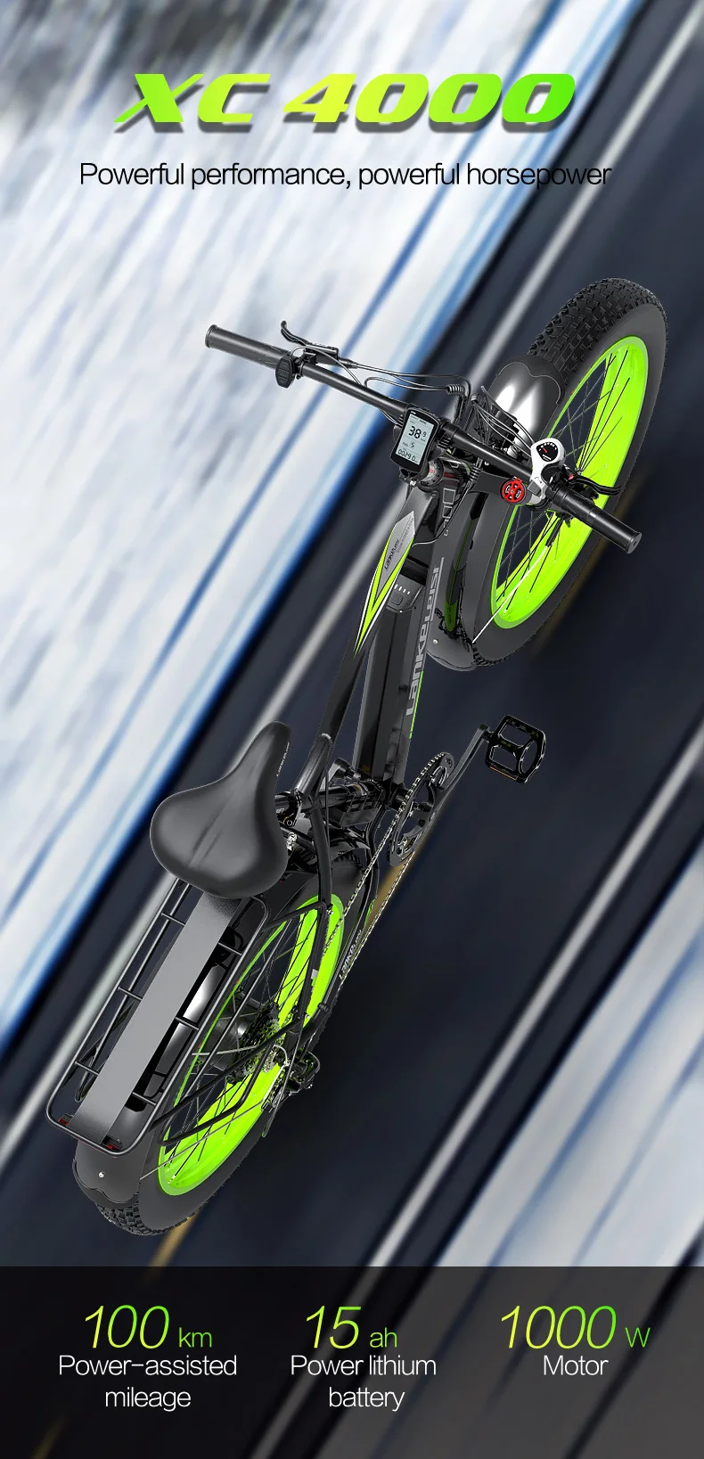 vélo électrique Lankeleisi XC4000