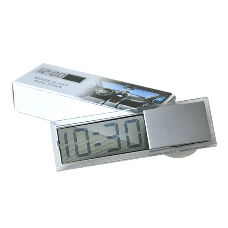 LCD Display Digital Electronic Clock With Sucker LED for All Cars Indoor Outdoor Home