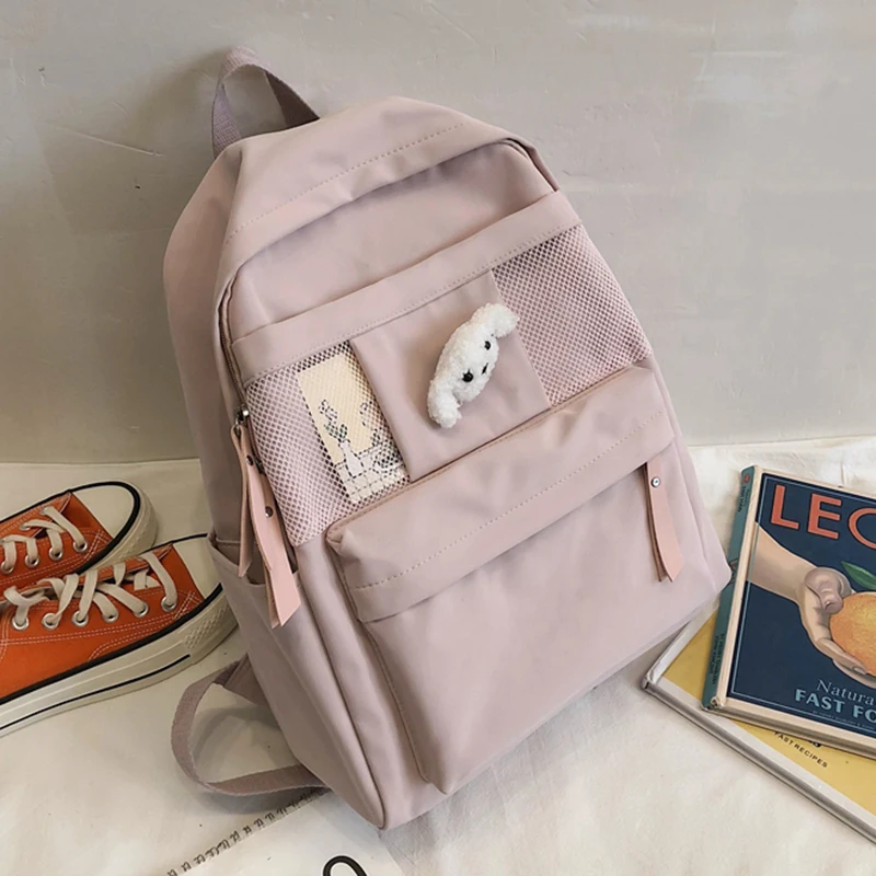 

New Women Oxford Backpack Boy Students Schoolbag Bag for Teenager Girls Nylon Muti-Pocket Travel Backpack Book Bags Mochila