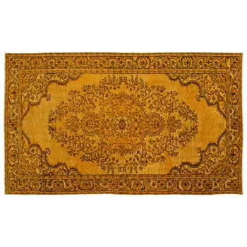 

Handmade Orange Vintage Turkish Carved Area Rug 178x297 Cm-5'10''X9'9''