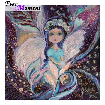 

Ever Moment Diamond Painting Cartoon Little Girl Mosaic Craft Full Square Resin Drill Art Kits Leisure Time DIY Decor Gift 4Y804