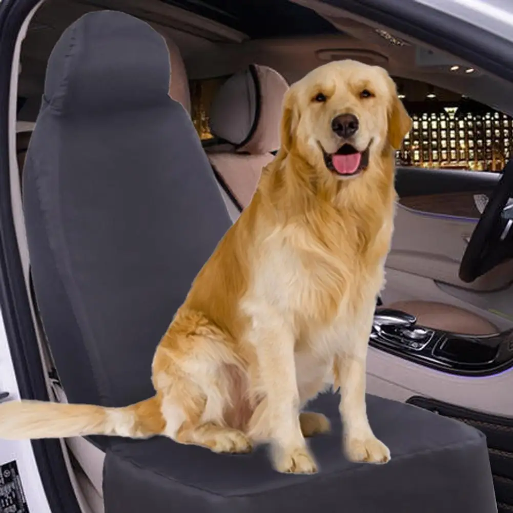 Waterproof Soft Quilting Non-slip Dog Car Front Seat Cover Front Seat Mat Cushion Protector Waterproof Material Pet Accessories