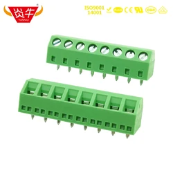 Bloco terminal universal de parafusos 5.08mm dg127s kf127s 5.08 2p ~ 12p pcb smkdsn1, smkdsn1, 5/2 5,08 1869211 phoenix contato magneson yanyu