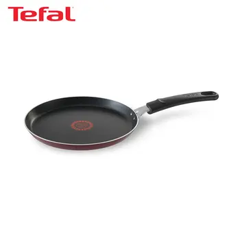 

Pans TEFAL 04171522 Kitchen Dining Cookware non-stick frying coating Aluminium Crepe Pans Red