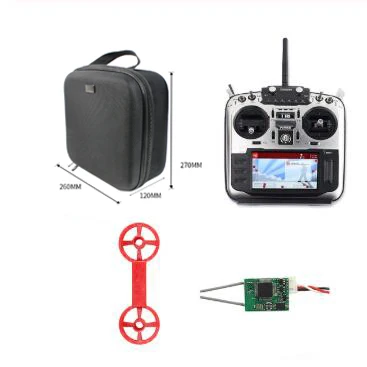 Jumper T16 pro T16 Plus Hall Gimbal с открытым исходным кодом мультипротокол радиопередатчик JP4-in-1 радиочастотный модуль 2,4G 16CH пульт дистанционного управления - Цвет: Mode1 with bag R1 RX