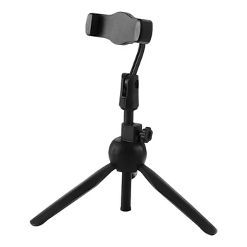 

Portable Mini Adjustable Flexible Cell Phone Tripod Bracket Camera Mobile Smartphone Desktop Holder Stand for Live Online Photo