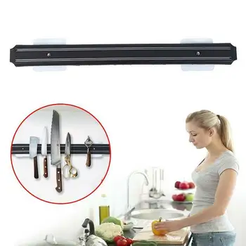 

20" Professional Magnetic Knife Strip Stainless Steel Magnetic Knife Holder Rack Kitchen Knife Bar