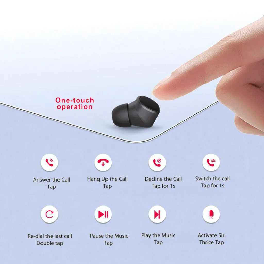Mosunx портативная беспроводная bluetooth-гарнитура, стерео Спортивные Bluetooth беспроводные гарнитуры, водонепроницаемая гарнитура