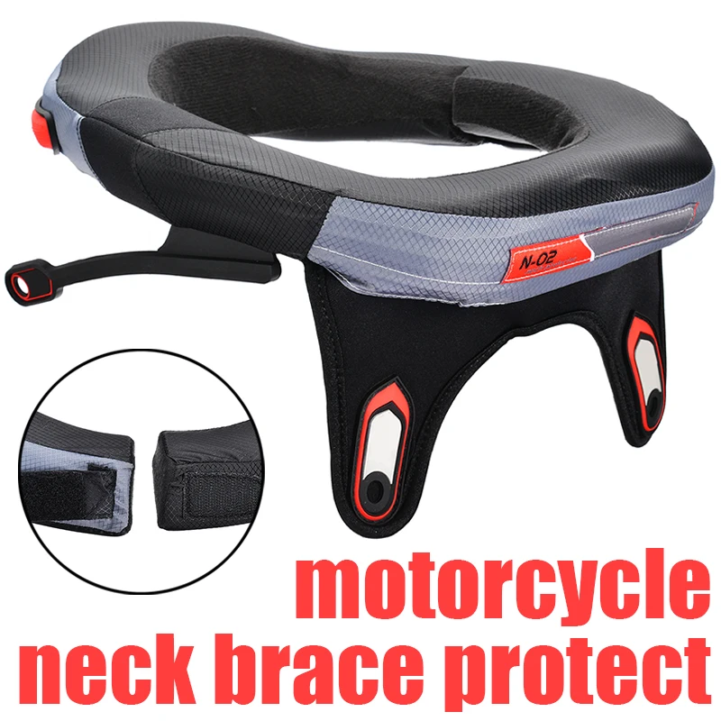 

1PC High Quality PU PVC Neck Guard Motorcycle Neck Brace Protector For Motocross Offroad Racing Protection Sports Gear