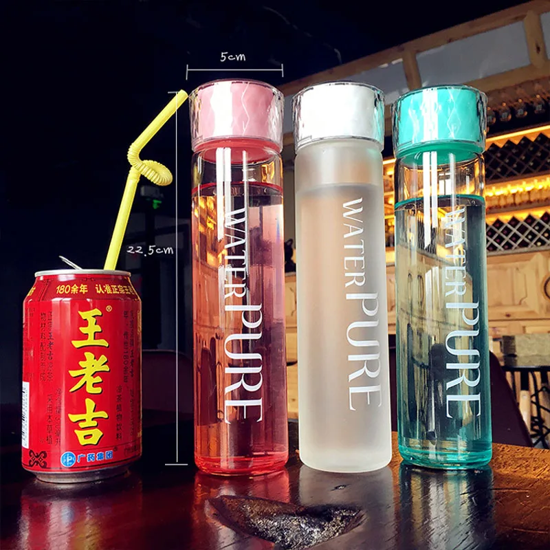 Высококачественная стеклянная бутылка для воды Новая корейская модная