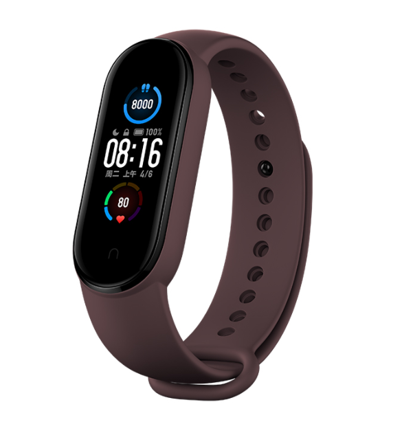 Original Strap For Xiaomi Mi band 5 Silicone Replacement Bracelet on Mi5 mi band5 wristbands for xiaomi mi band 5 Strap