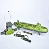 Tripple Motor RC Submarine 6CH Automatic Cooling Waterproof  Low Voltage Protection Electric Underwater Children's RC Toy Modle 6