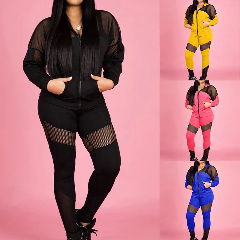 Женский Повседневный рваный пуловер с капюшоном Спортивные штаны комплект из