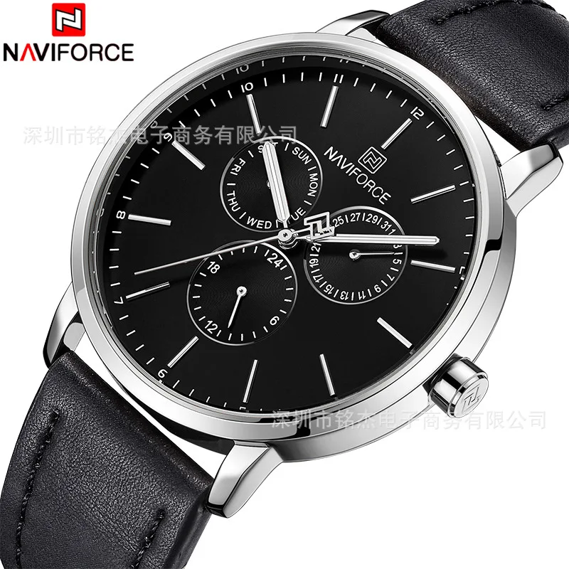 

Naviforce Xiang 3001 MEN'S Watch Men Multi-functional Waterproof Sports Casual Quartz Watch MEN'S Watch