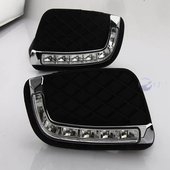 

1Pair For Mercedes Benz Smart fortwo 2008 2009 2010 2011 LED DRL Daytime Running Light Daylight Waterproof Fog Head Lamp