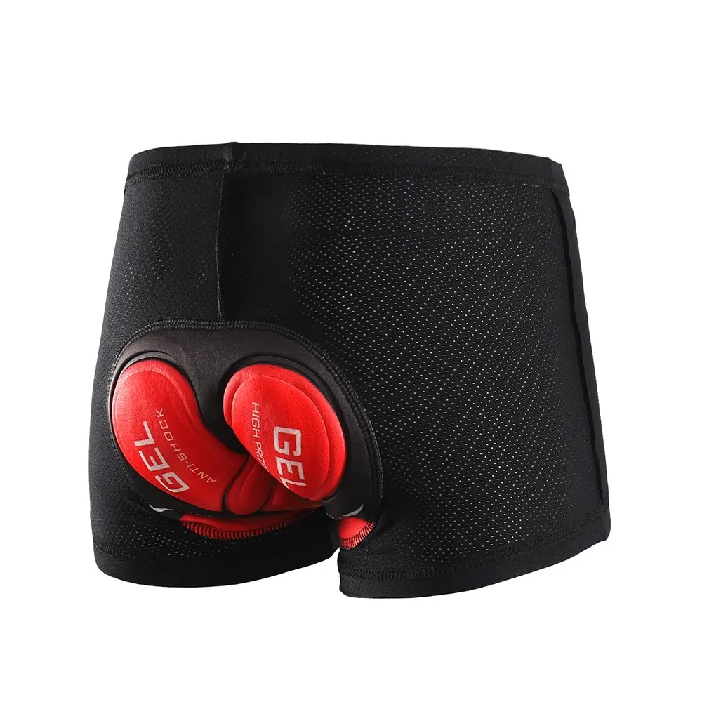 Mens Cycling Underwear Breathable Bicycle Mountain MTB Bike Shorts Riding Outdoor Sports Underwear Compression Tights 5D GEL Pad