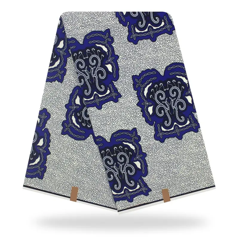 6 ярдов Африканские Восковые печатные ткани настоящий воск принты ткань Нигерия Анкара, Африка воск YB03