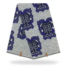 6 ярдов Африканские Восковые печатные ткани настоящий воск принты ткань Нигерия Анкара, Африка воск YB03