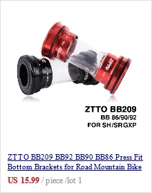 ZTTO керамический подшипник BB209 BB92 BB90 BB86 пресс подходят нижние кронштейны для дорожного горного велосипеда 24 мм шатун BB GXP 22 мм цепь