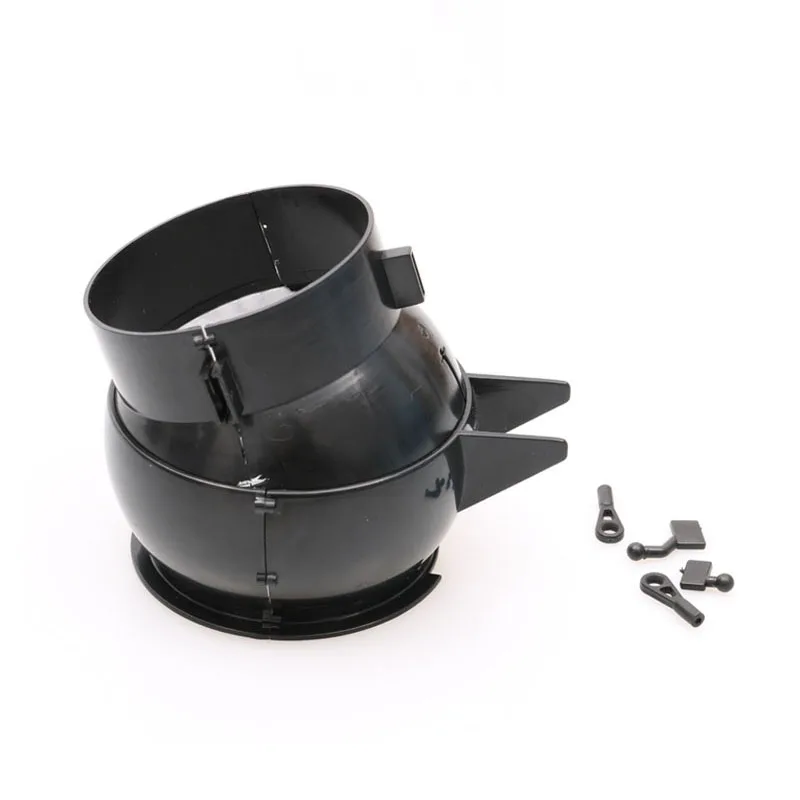 70mm EDF Thrust Vector Control Nozzle 360 Degree Vectoring Spout 63mm Air Outlet for RC Ducted Drone Jet Aircraft Model