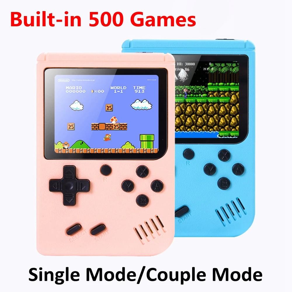 

Retro Game Console Built-in 800 Games Single Couple Play Video Game Consoles For Kids Adult Mini Portable Handheld Game Console