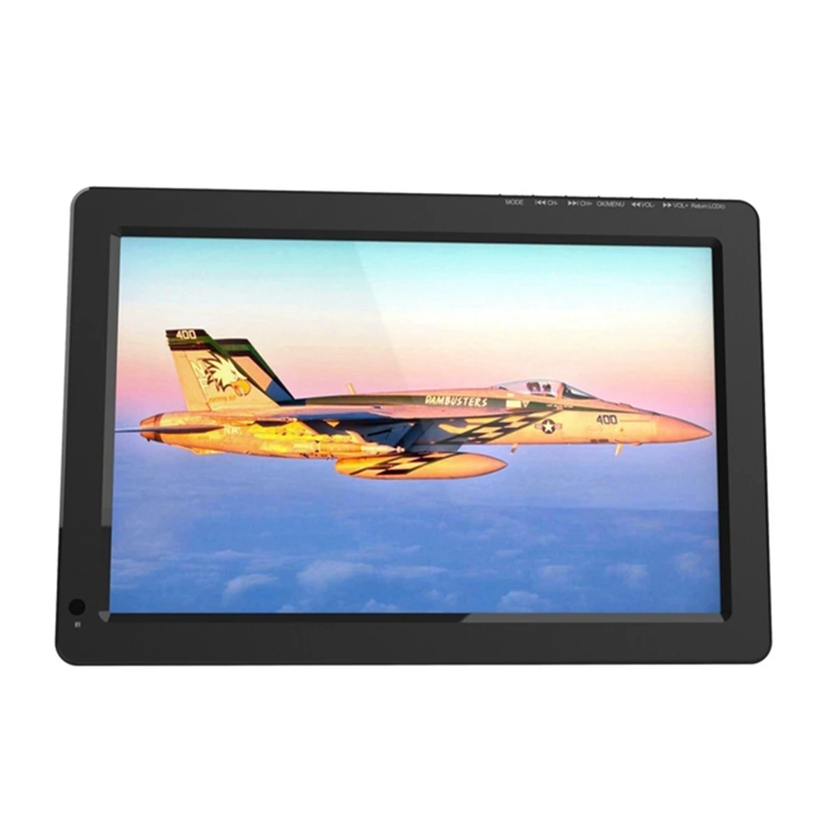  12.1 Pollici 18W 12V Portatile Digitale Analogico Mini Tv Dvb-T/DVB-T2 a Led Tft 1080P Hd Auto tv d