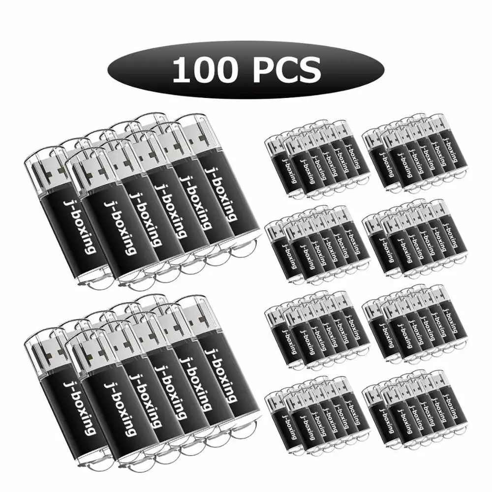 J-бокс оптом, 100 шт., 1 ГБ, USB флеш-накопитель, прямоугольная ручка, флеш-накопитель, флешка для компьютера, ноутбука, планшета, Mac, 4 ГБ, 8 ГБ, 32 ГБ