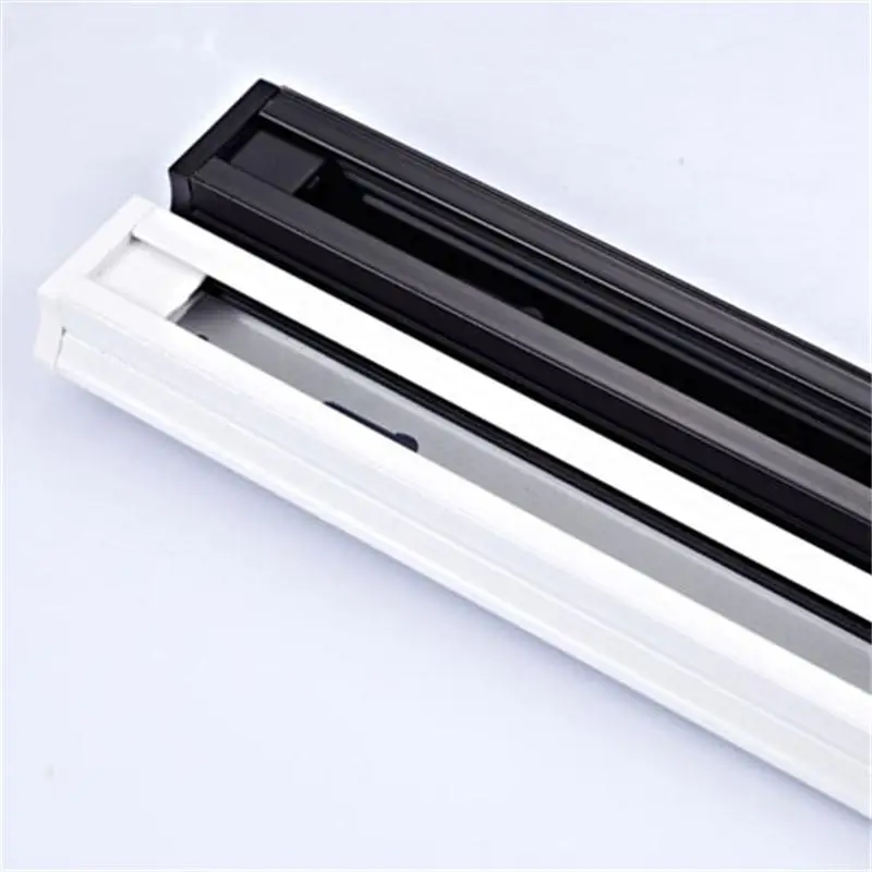 

1M Aluminum Track Rail Accessories For Track Lighting Spot Lamp LED Track Light Rail Fixture Universal Rails Black White Silver
