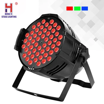 

Led par light RGB 54x3w with 8 channels DMX 512 wash stage lighting effect light disco dj show equipment full color