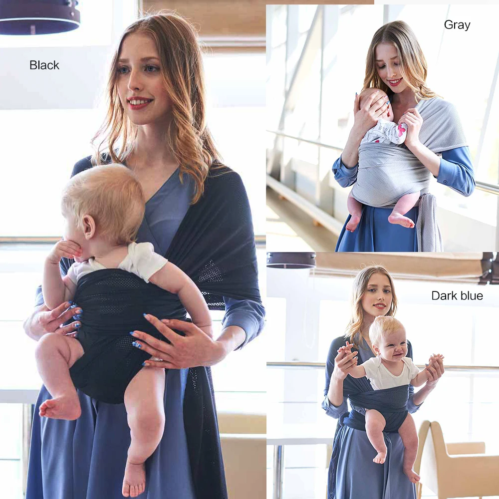 Ремень для новорожденных, однотонный, удобный, черный/серый/темно-синий, без стресса, легкий, дышащий и легко растягивающийся