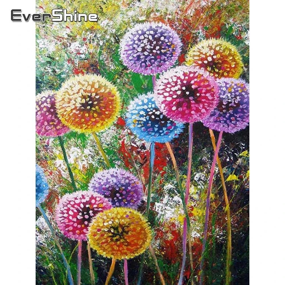 Алмазная вышивка Evershine Одуванчик фотокартина картина кристалл крестиком для
