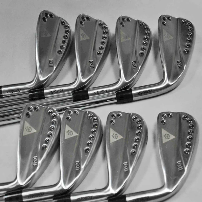 Golf Iron 11 Серебряный Череп Гольф-клуб 3-9 Вт 8 шт. кованые клюшки для гольфа графитовые и стальные валы 8 шт