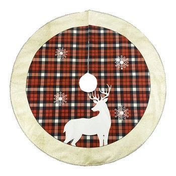 

Christmas Tree Skirt Elk Xmas Tree Skirts Xmas Tree Carpet for Christmas Tree Decoration